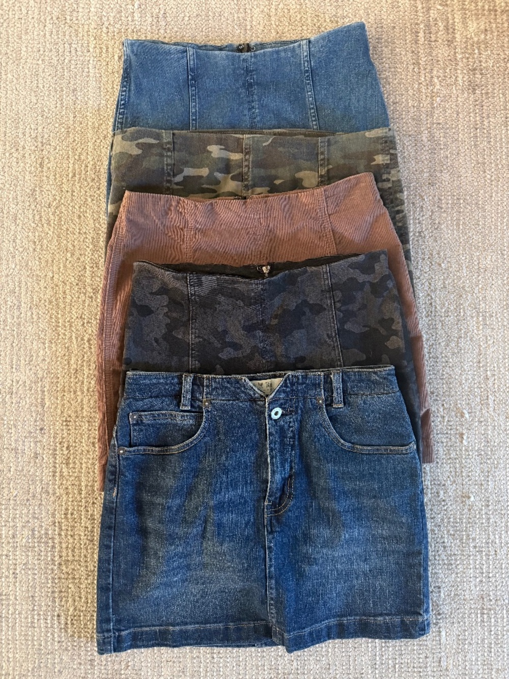 Free people Mini skirt  Bundle-5 skirts- Excellent Condition